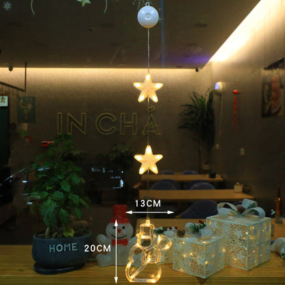 Christmas Window Light with Suction Cup