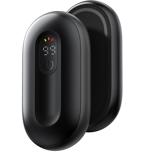2-Pack Rechargeable Hand Warmers with Digital Display, Portable Electric Warmers