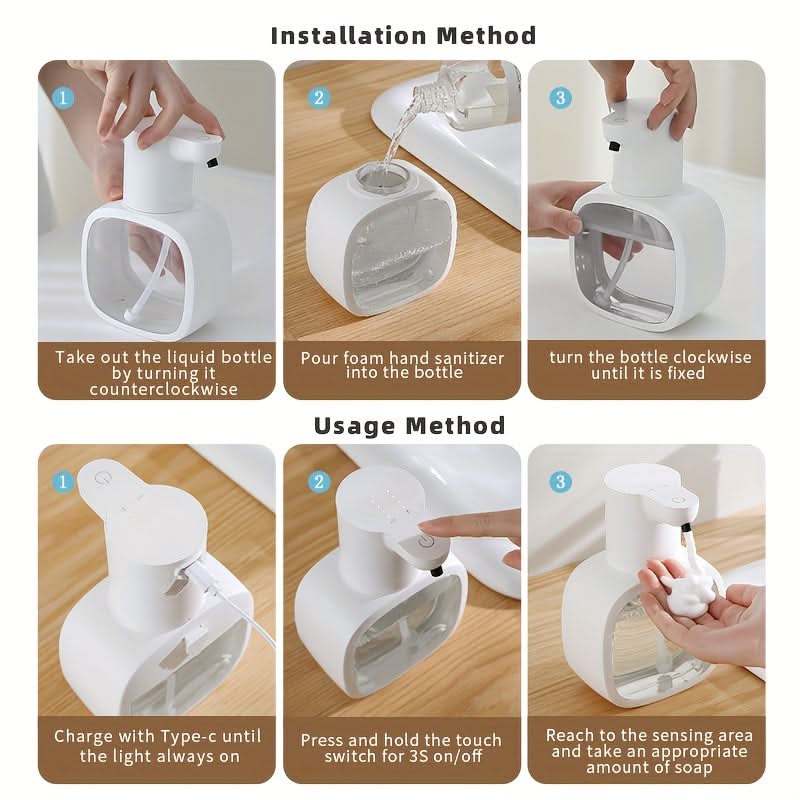 Automatic Soap Dispenser with Foaming Feature