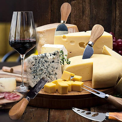 Premium 6-Piece Cheese Knife Set for Charcuterie Enthusiasts