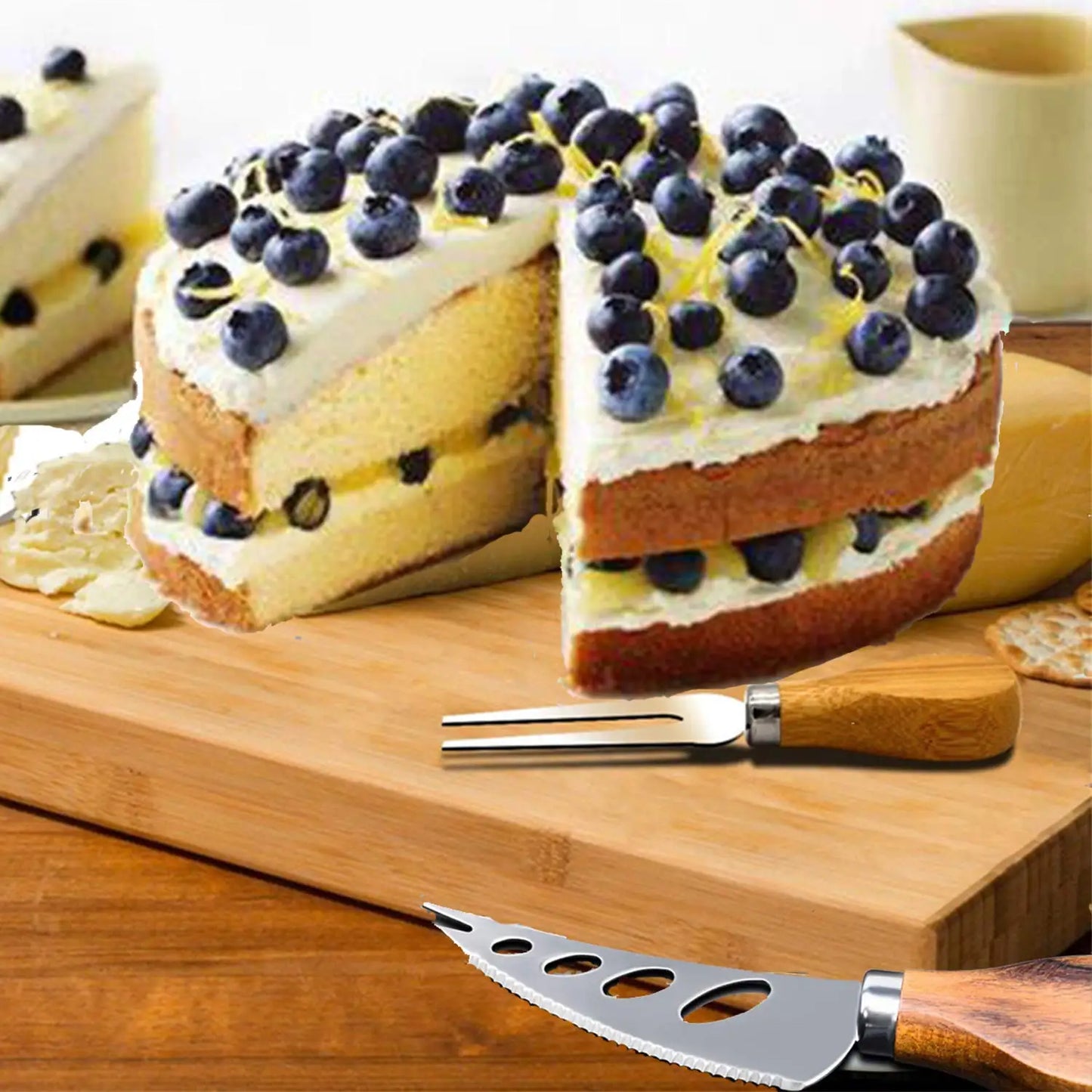 Premium 6-Piece Cheese Knife Set for Charcuterie Enthusiasts