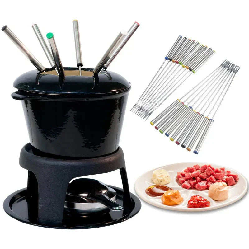 Elegant 6-Piece Stainless Steel Dessert Fork Set for All Occasions