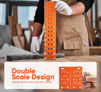 ThreadMaster - Professional Thread Gauge for Nuts and Bolts