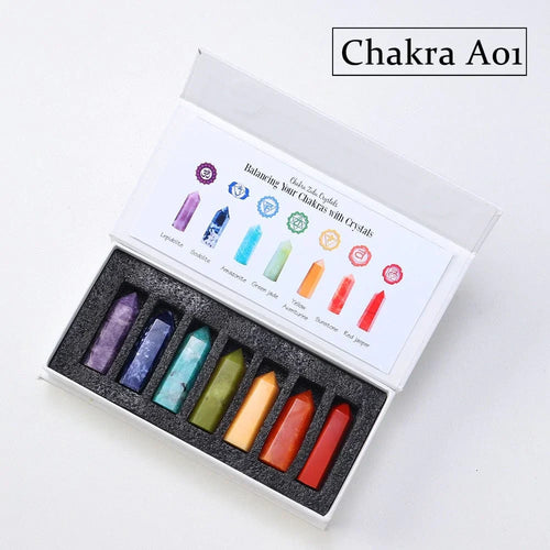 Gift Set of 7 Chakra Healing Stones