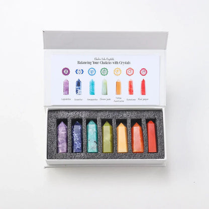 Gift Set of 7 Chakra Healing Stones