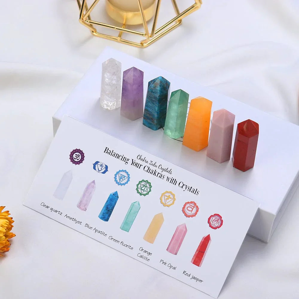 Gift Set of 7 Chakra Healing Stones