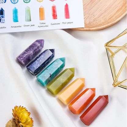 Gift Set of 7 Chakra Healing Stones