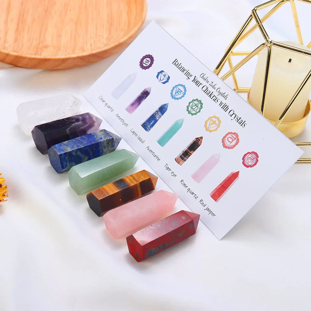 Gift Set of 7 Chakra Healing Stones