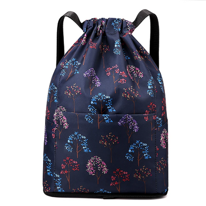 Foldable Backpack with Drawstring Closure – Spacious Design for Women