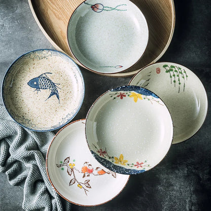 Artisan Ceramic Round Plates – Perfect for Any Meal