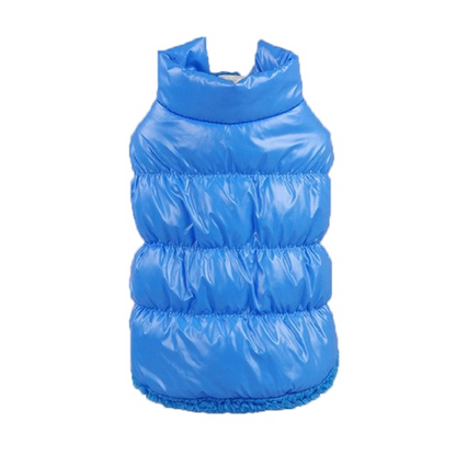 Warm Fleece Padded Dog Jacket - Waterproof Plush Pet Apparel