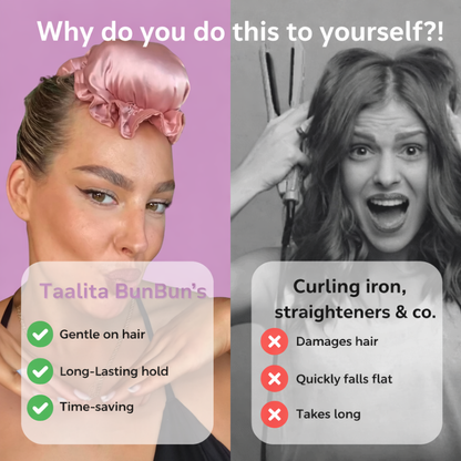 (Buy 1, Get 1 Free) BunBun Curlers – No Heat, Nourishing, and Perfect for a Salon-Quality Look at Home!