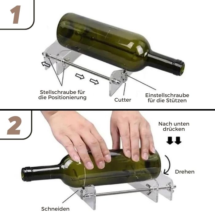 50% OFF | Glass Bottle Cutter - DIY Tools for Creative Crafts [Last Day Sale]