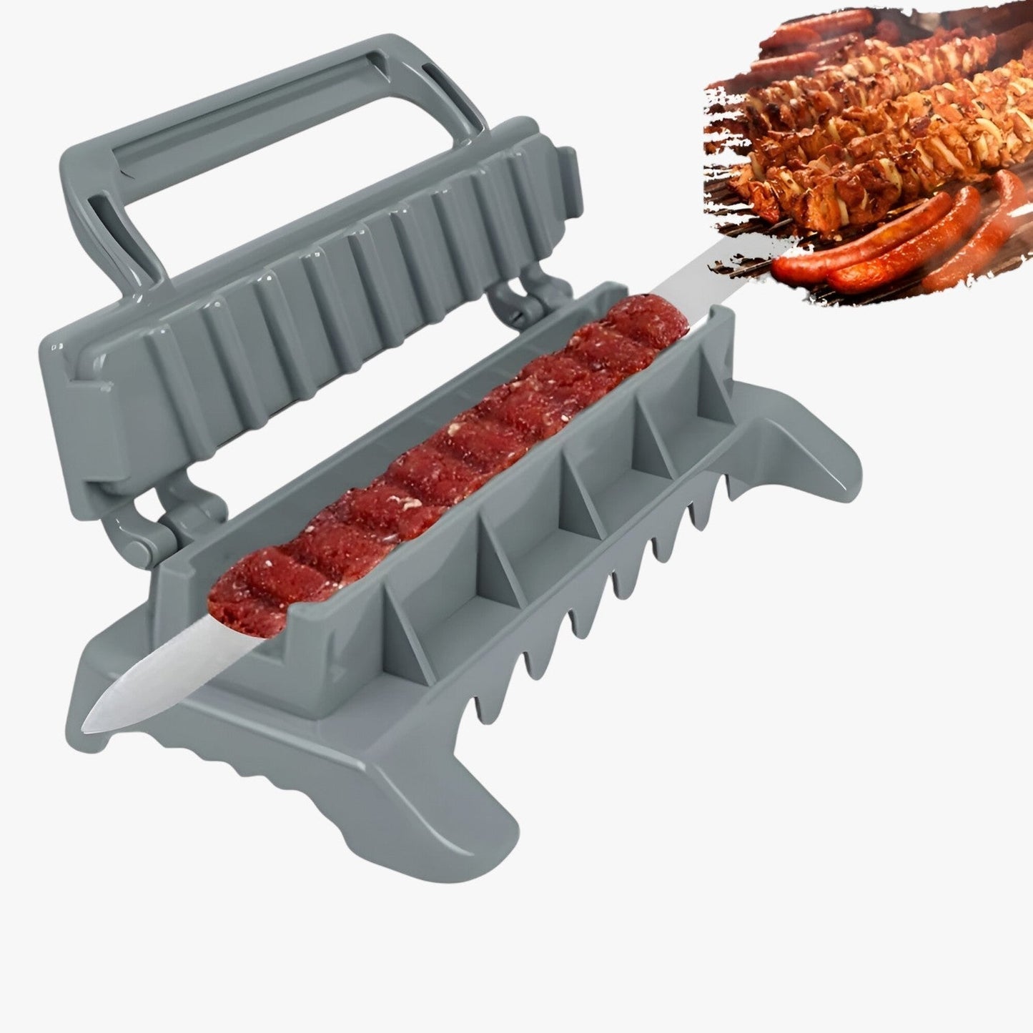 Effortlessly Shaped Juicy Kebabs Every Time