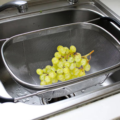 Collapsible Stainless Steel Sink Drain Basket