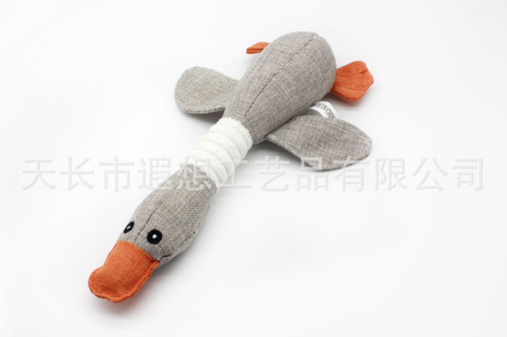 Stuffed Toy of a Pet Goose