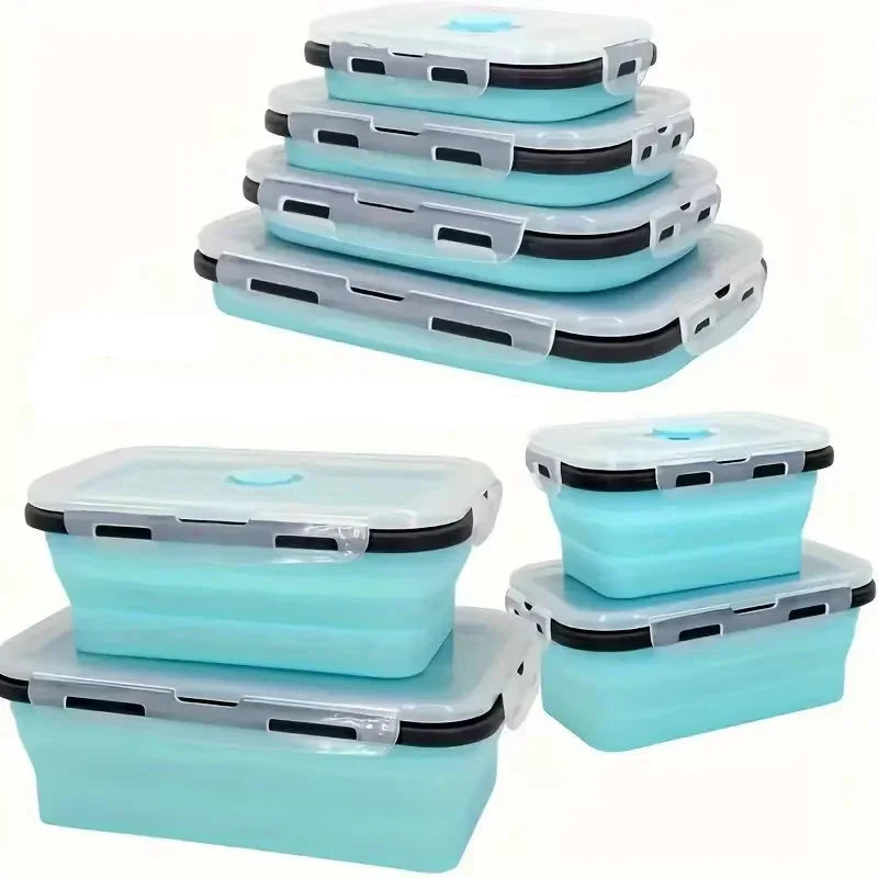 Save 70% Space with Leak-Proof Food Storage Containers - Buy 2 Get 2 Free