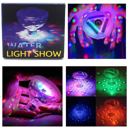 Underwater LED Pool Light with 5 Color Modes – Rechargeable for Pool, Spa & Bathtub