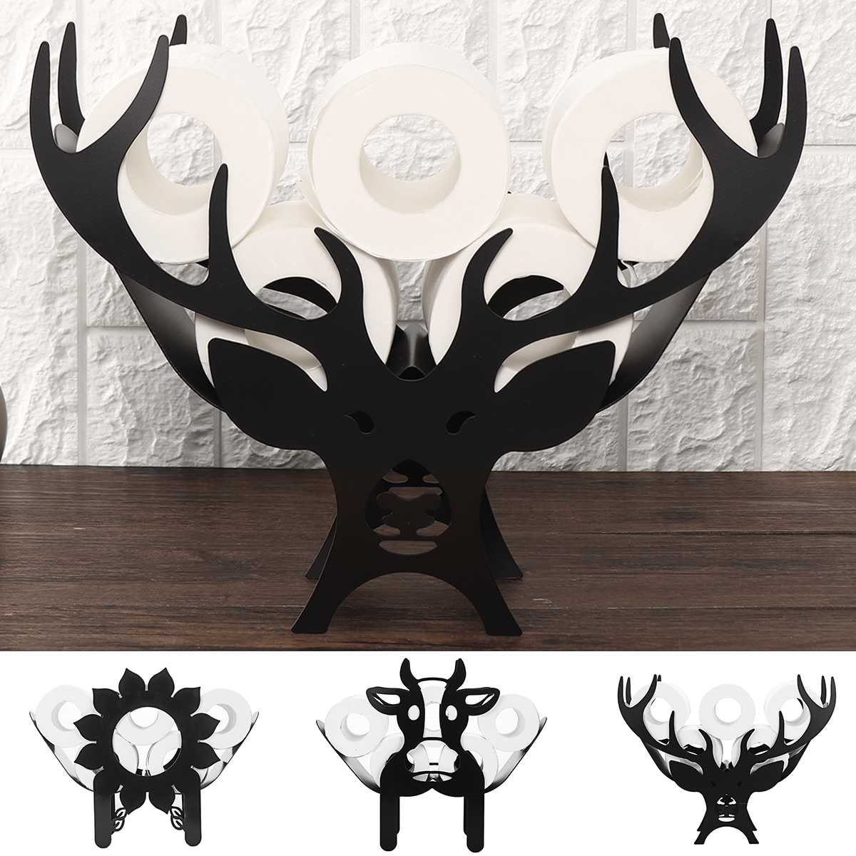 Animal-Shaped Toilet Paper Holder - Fun and Functional Bathroom Accessory