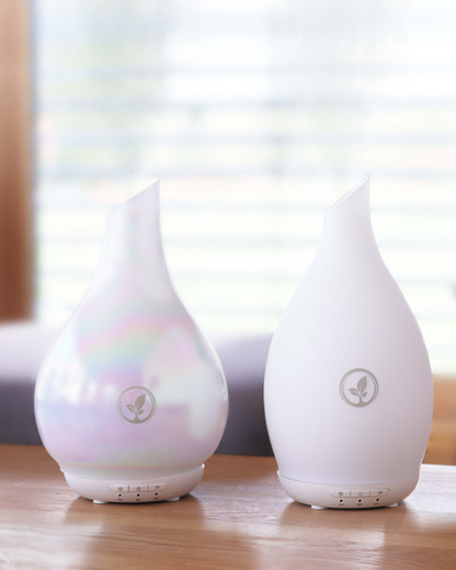 Elegant Glass Aroma Mist Maker with LED Lighting