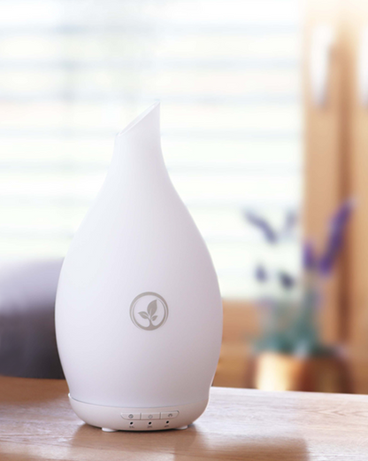 Elegant Glass Aroma Mist Maker with LED Lighting