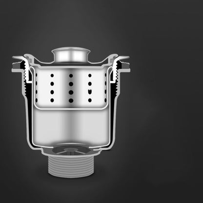 Black Stainless Steel Undermount Round Sink with Single Bowl and Filter