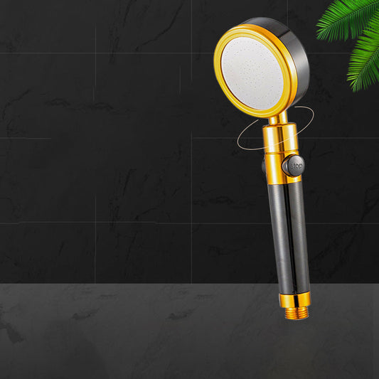 Adjustable Round Handheld Shower Head with Hose and Wall Mount