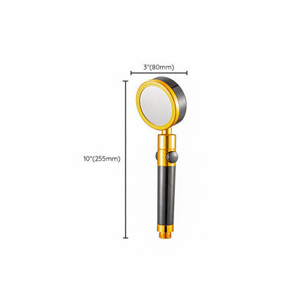 Adjustable Round Handheld Shower Head with Hose and Wall Mount