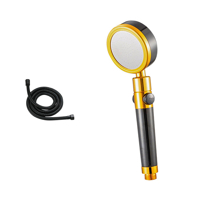 Adjustable Round Handheld Shower Head with Hose and Wall Mount