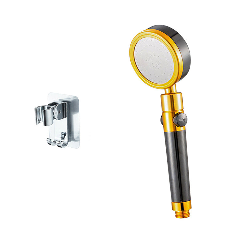 Adjustable Round Handheld Shower Head with Hose and Wall Mount