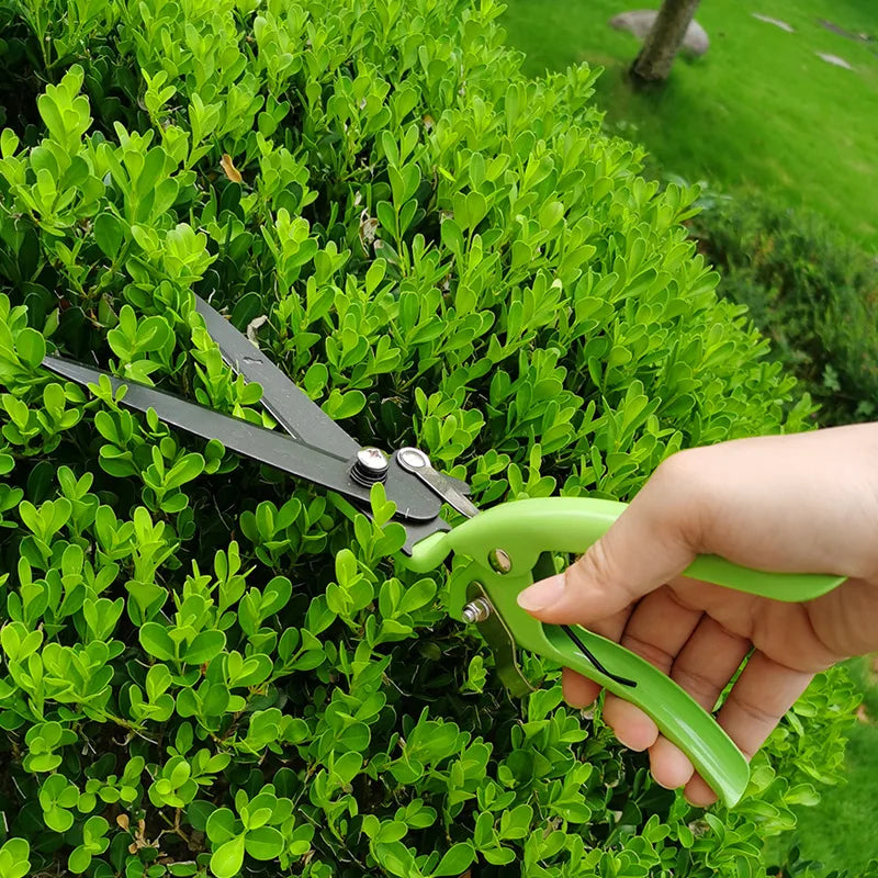 33 cm Precision Steel Grass Shears with Rotating Blades