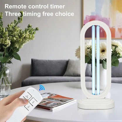 UV-C Sterilization Lamp - 38W with Remote and 3 Timer Settings - 41.5 × 18 cm