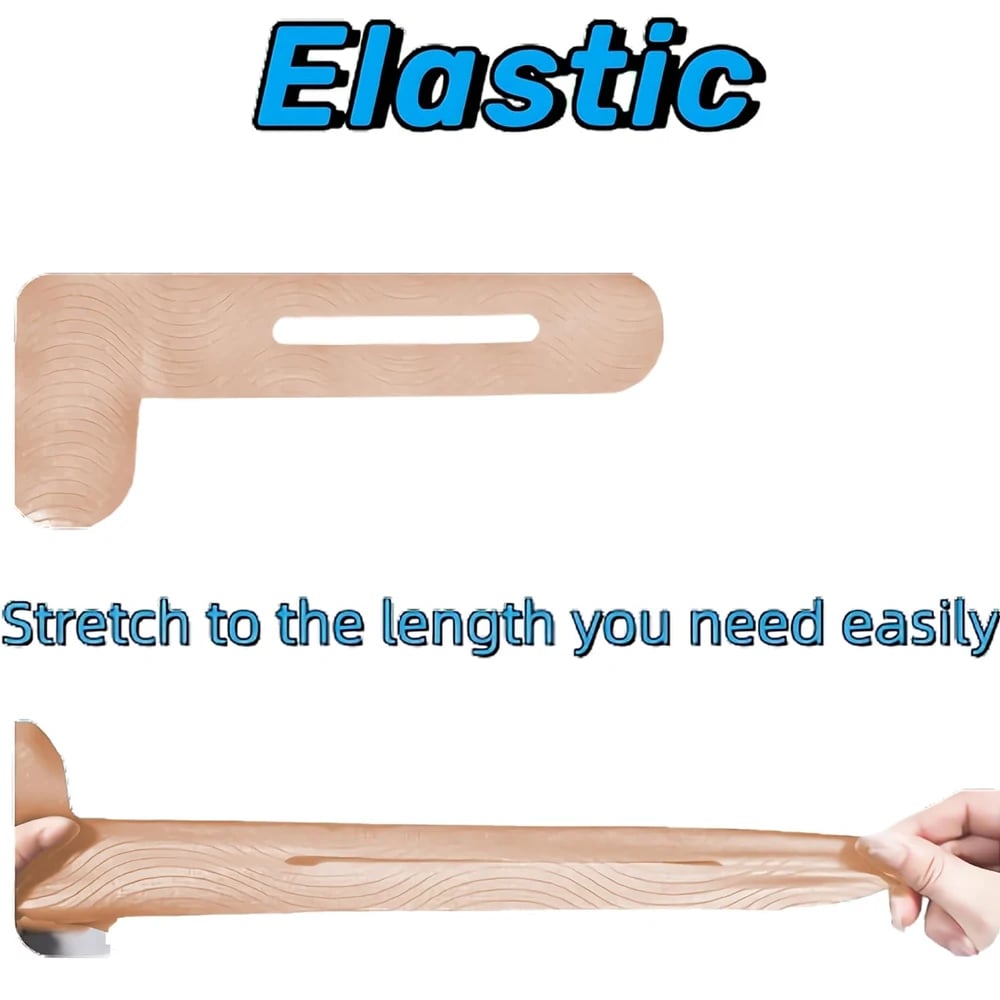 Pre-Cut Support Strips for Knee Relief | 150% Stretch & Non-Slip