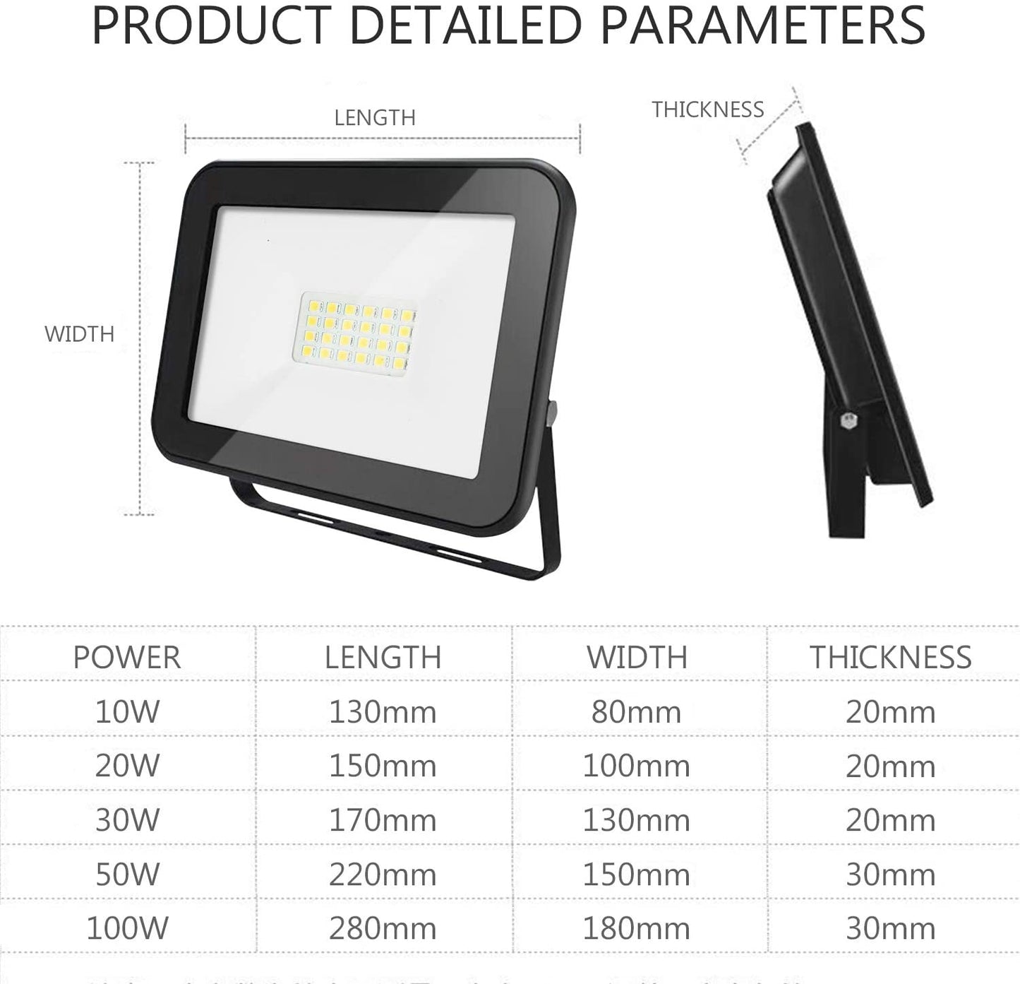 Outdoor 5X LED Spotlight Floodlight