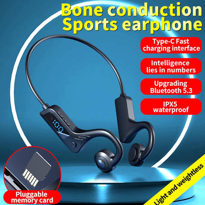 Wireless Open-Ear Headphones Featuring Bone Conduction Technology