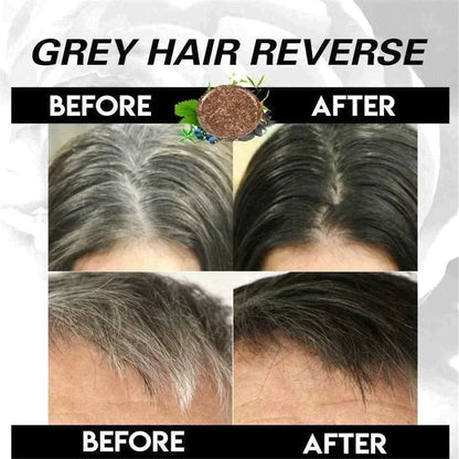 Ayurvedic Black Hair Dye Shampoo - No Side Effects