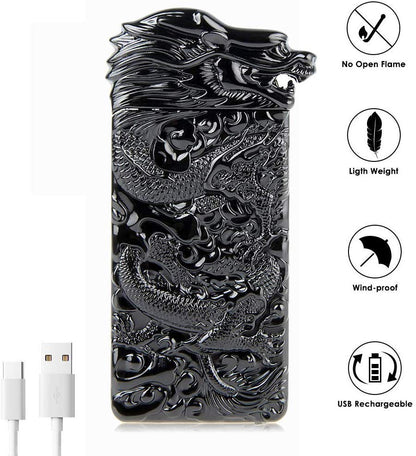 Portable Eco-Safe Plasma Lighter: Waterproof & Sturdy