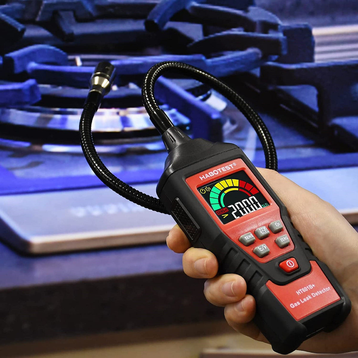 Gas Leak Detection Monitor – Portable Tester Device