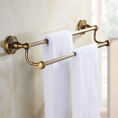 Brass Bathroom Hardware Set – Traditional Accessory Fixtures