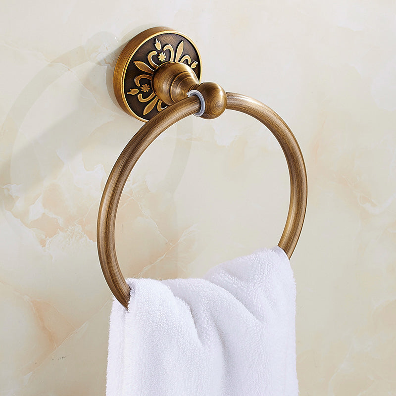 Brass Bathroom Hardware Set – Traditional Accessory Fixtures