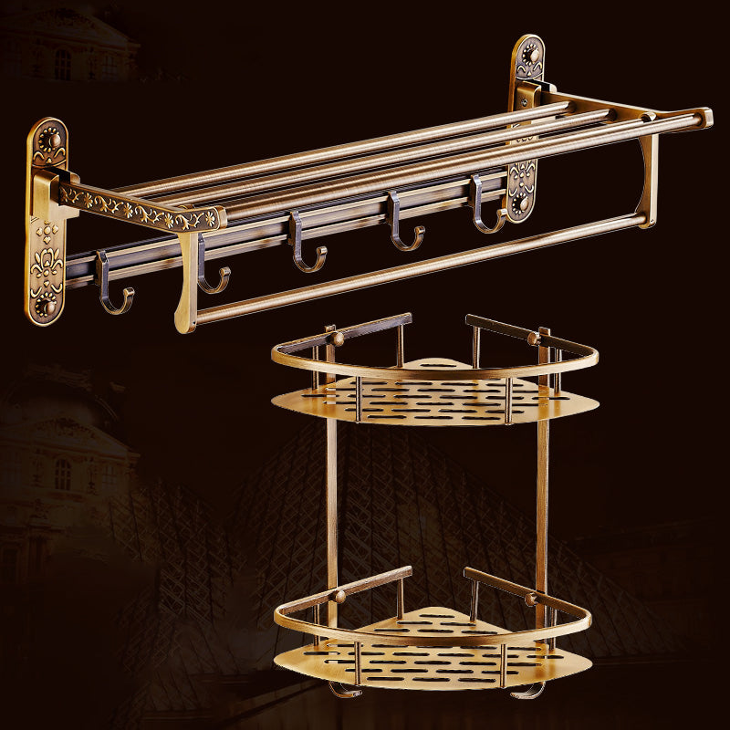 Brass Bathroom Hardware Set – Traditional Accessory Fixtures