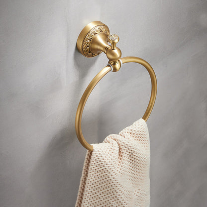 Traditional Brushed Brass Bathroom Accessories – Individual or Set Options