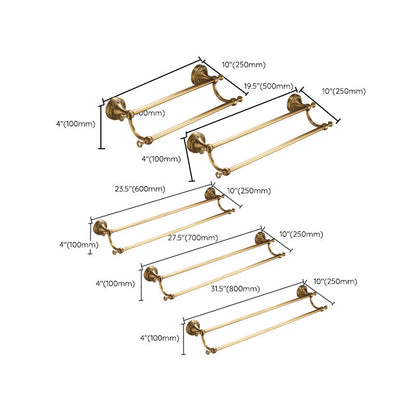 Traditional Brushed Brass Bathroom Accessories – Individual or Set Options