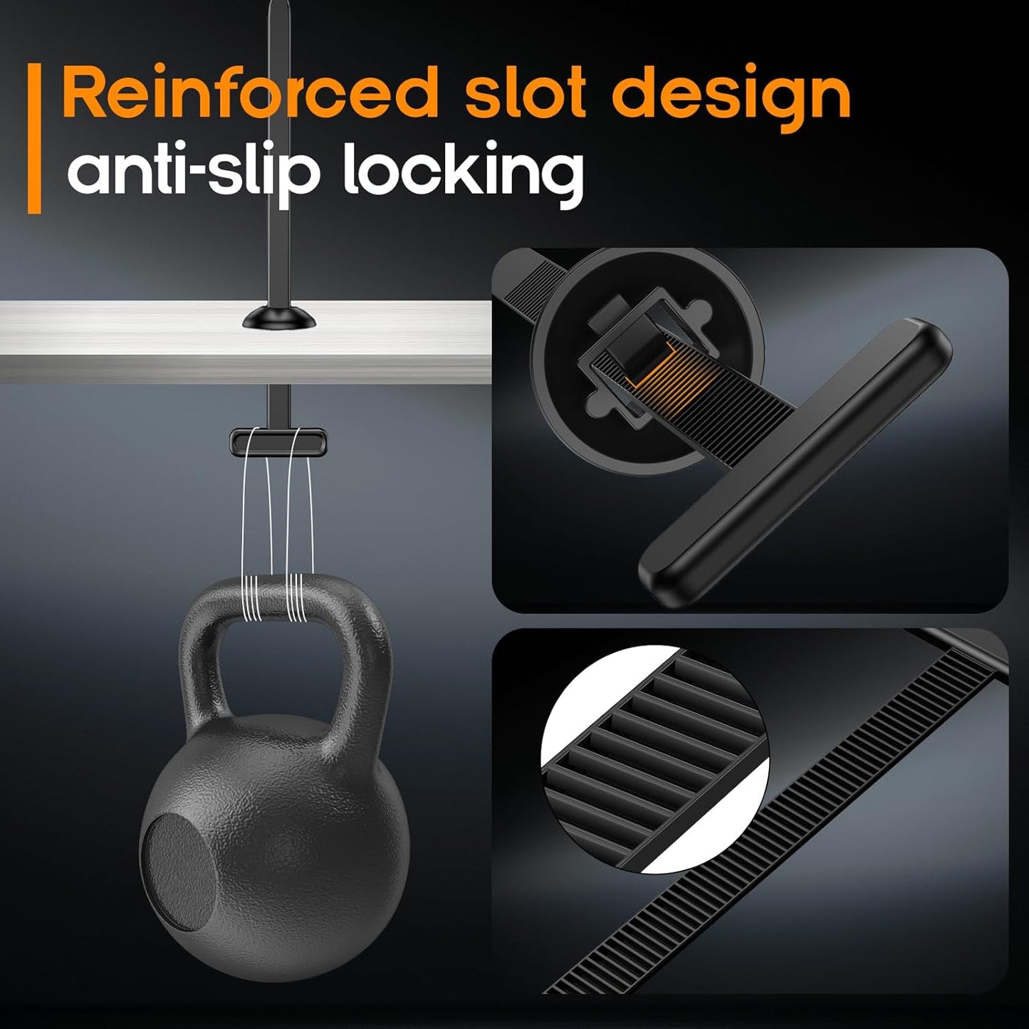 Durable Vehicle Fastening Clips - 9 x 2 cm | Quick-Release Design | UV-Resistant Nylon