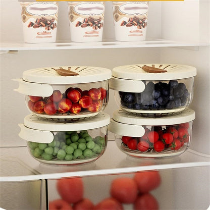 Storage Container for Fruits and Vegetables to Maintain Freshness
