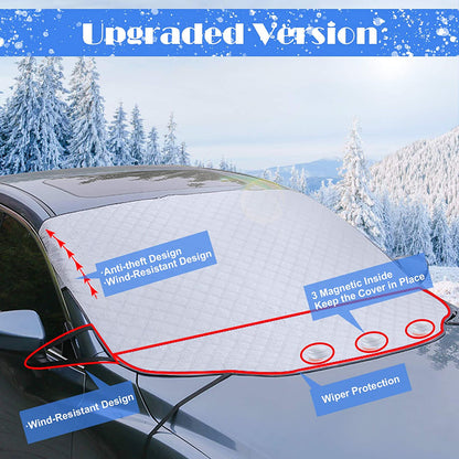 Magnetic Snow Protection Cover for Cars