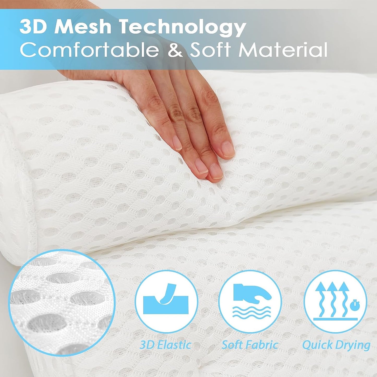 Relaxing Bath Pillow for Comfortable Soaking Sessions