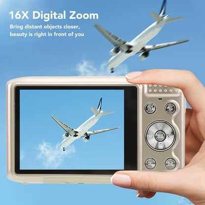 Digital Camera Compact Design with 4K Resolution