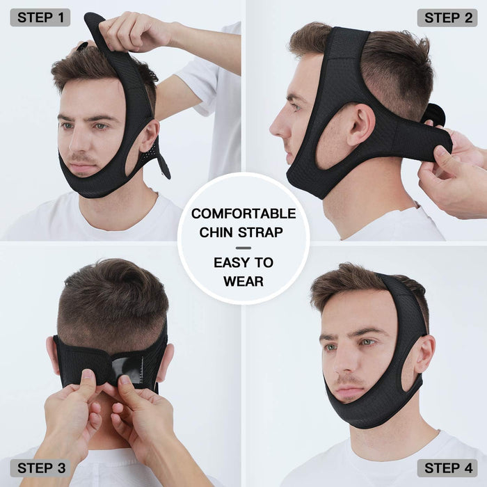 Comfortable Chin Strap for Quiet and Restful Sleep
