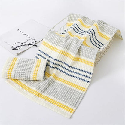 Chic Striped Cotton Bath Towel for Ultimate Comfort